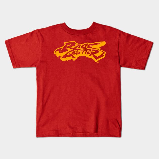 Rage Quitter Kids T-Shirt by Chizel